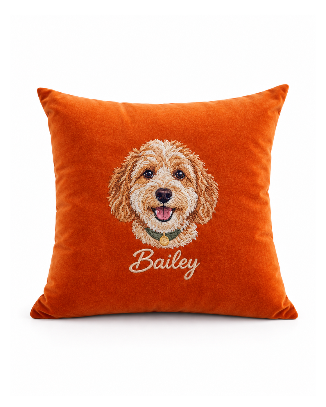 personalised-dog-portrait-cushion-orange - MONSTERiSH
