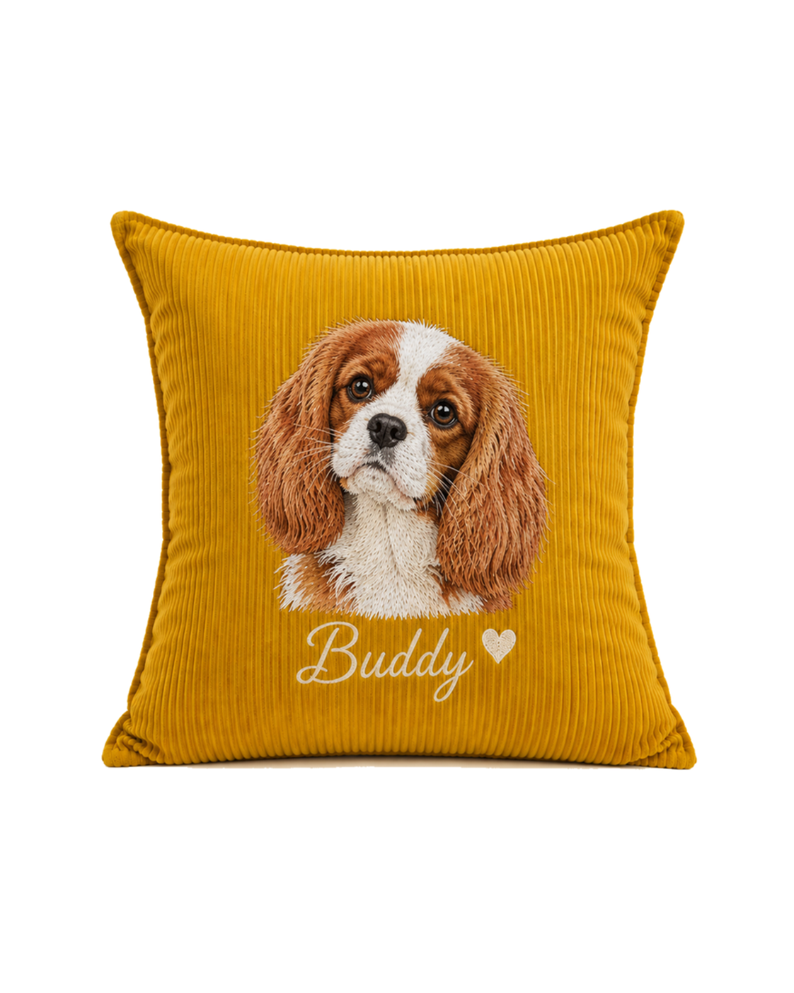 personalised-dog-portrait-embroidered-cushion-mustard - MONSTERiSH
